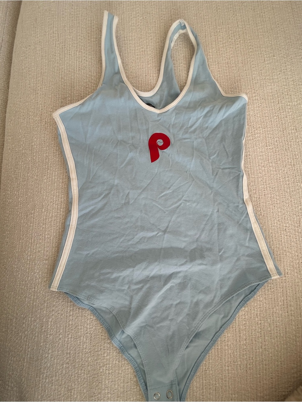 Wild fable Baby Blue Women’s Bodysuit Custom Phillies logo